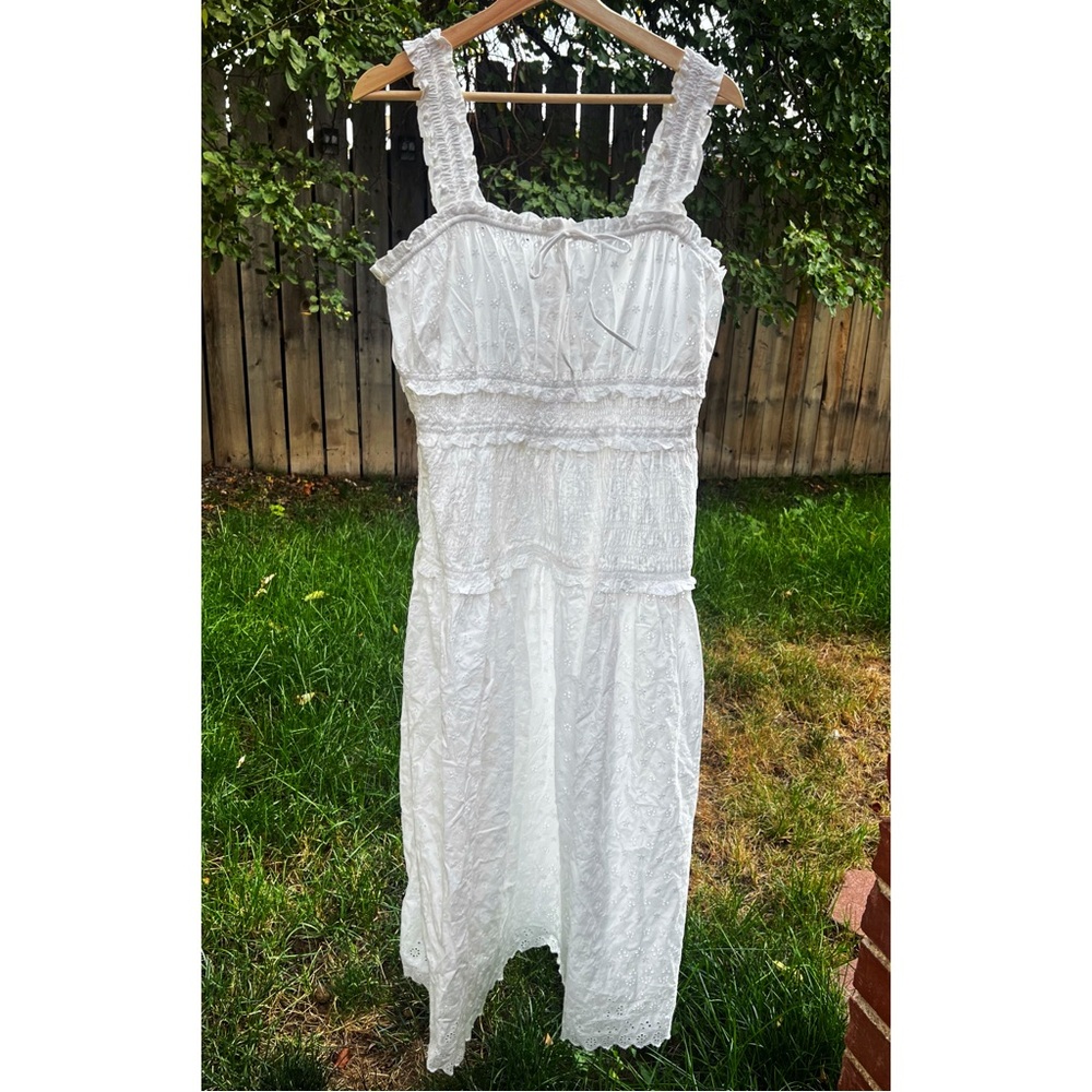Doen x Gap Eyelet Midi Dress NWT